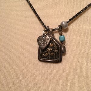 Silpada Sterling Silver Charm Necklace